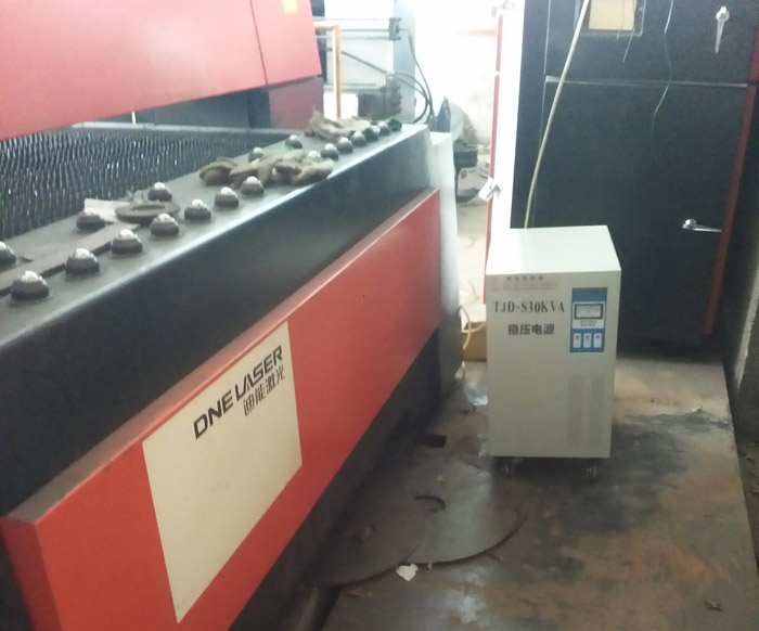 激光切割機穩壓器安裝配置示意圖